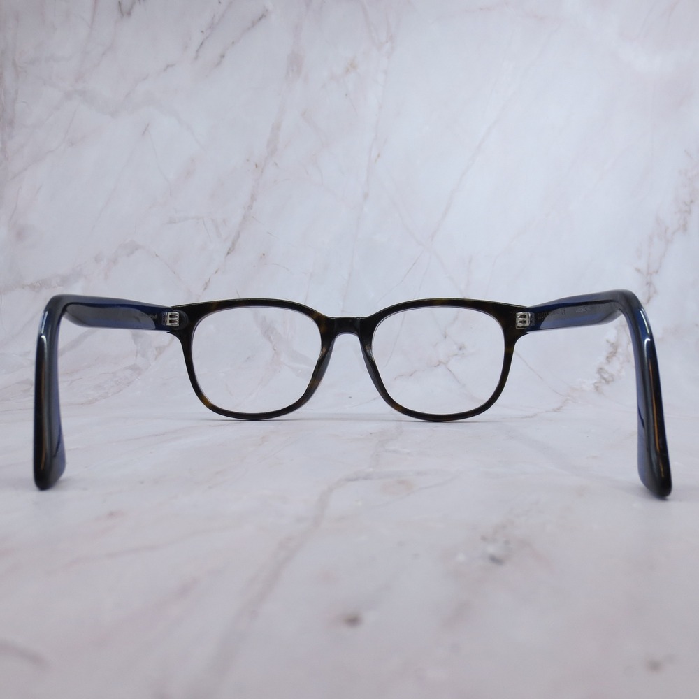 Gucci GG0015O 007 Tortoise Blue Red Web Stripe Eyeglasses Frames 53-20-145 Italy - Picture 3 of 8